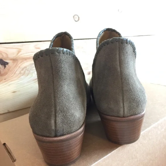 Green Jack Rogers ankle boots/booties size 10 - Picture 3 of 7